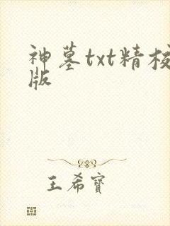 神墓txt精校版 神墓txt精校版