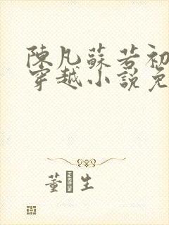 陈凡苏若初主角穿越小说免费阅读