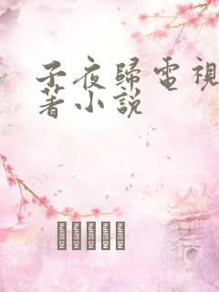 子夜归电视剧原著小说