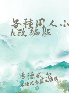 各种同人小说的h改编版