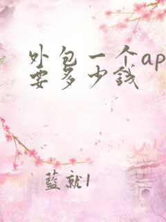 外包一个app要多少钱