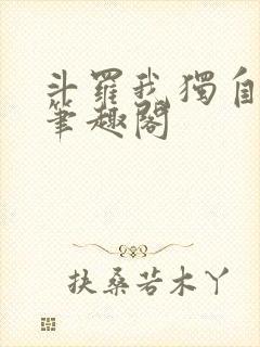 斗罗我独自升级笔趣阁 斗罗我独自升级笔趣阁