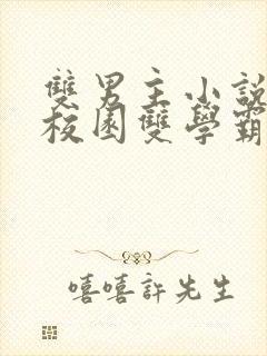 双男主小说推文校园双学霸