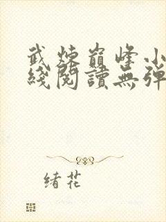 武炼巅峰小说在线阅读无弹窗