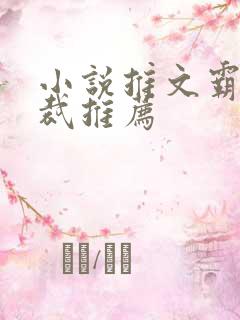 小说推文霸道总裁推荐
