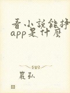 看小说能挣钱的app是什么