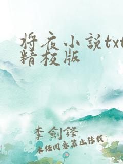 将夜小说txt精校版