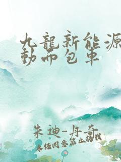 九龙新能源纯电动面包车