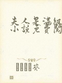 夫人是满级大佬小说免费阅读