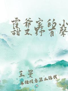 霍爷家的小祖宗甜又野有声