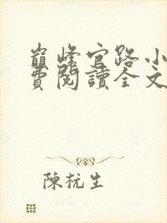 巅峰官路小说免费阅读全文无删减