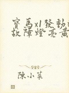 宝马x1发动机故障灯亮黄灯