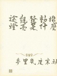途观发动机故障灯亮是什么原因