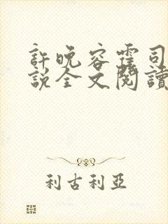 许晚容霍司晨小说全文阅读最新章节