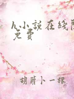 h小说在线阅读免费