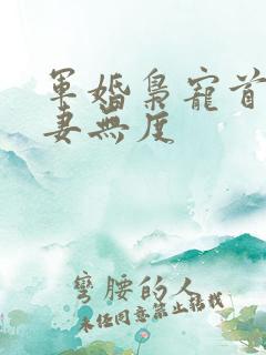 军婚枭宠首长宠妻无度