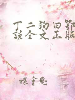 丁二狗田鄂茹小说全文正版免费阅读
