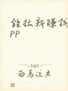 能拉新赚钱的app 能拉新赚钱的app