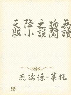 天降之物无删减版小说阅读