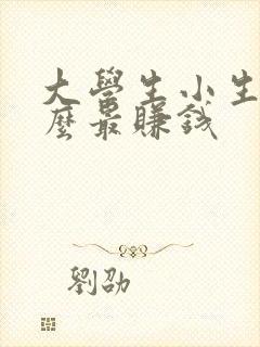 大学生小生意什么最赚钱