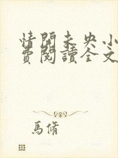 情开未央小说免费阅读全文