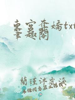 东宫夺娇txt笔趣阁