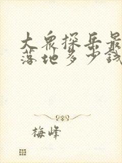 大众探岳最低配落地多少钱