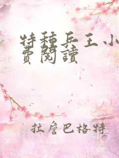 特种兵王小说免费阅读