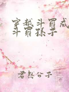 穿越斗罗成为剑斗罗孙子