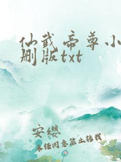 仙武帝尊小说未删版txt