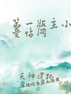 第一版主小说网爱站网