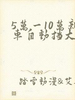 5万一10万新车自动挡大众