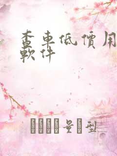 查车低价用什么软件