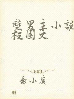 双男主小说推荐校园文