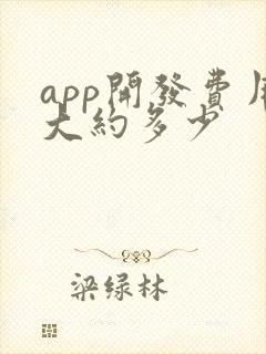 app开发费用大约多少