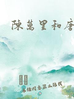 陈万里和唐嫣然
