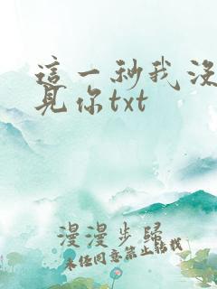 这一秒我没有遇见你txt