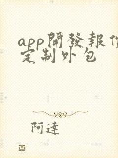 app开发报价定制外包