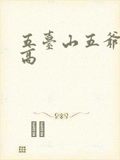 五台山五爷庙多高