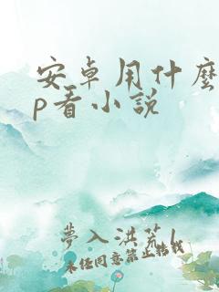 安卓用什么app看小说