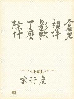 除了影视仓还有什么软件免费