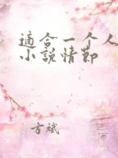 适合一个人看的小说情节