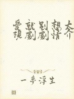 爱就别想太多电视剧剧情介绍