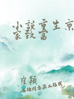 小说重生京爷发家致富 小说重生京爷发家致富