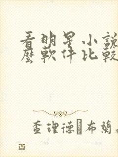 看明星小说用什么软件比较好 看明星小说用什么软件比较好