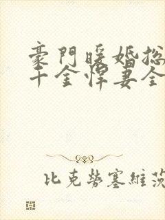豪门暖婚总裁的千金悍妻全文免费阅读