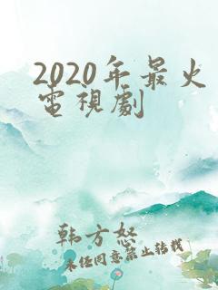 2020年最火电视剧