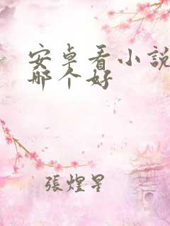 安卓看小说软件哪个好