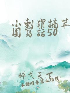 小刺猬摘苹果看图写话50