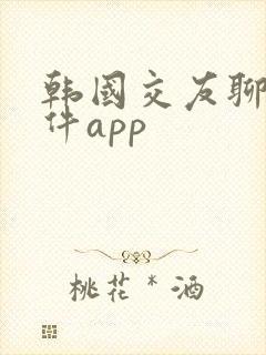 韩国交友聊天软件app